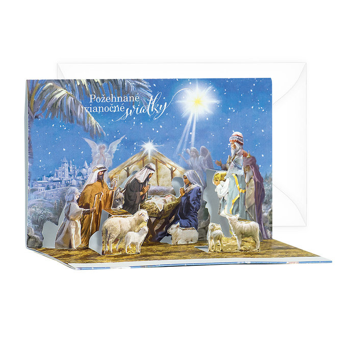 11-5041 Christmas greeting card SK