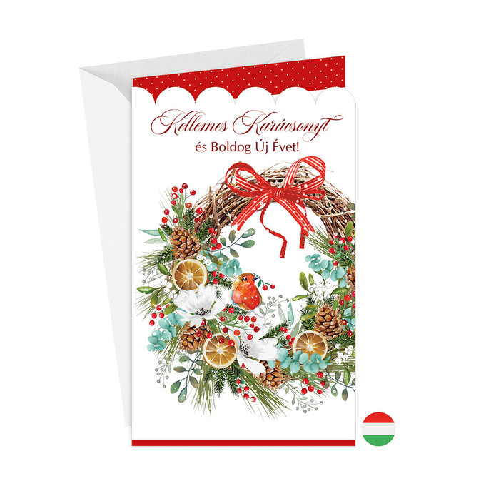 11-6517 Christmas greeting card HU