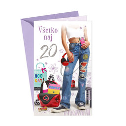 15-6592 Greeting card SK/20