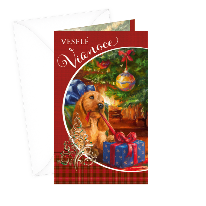 11-6230 Christmas greeting card SK