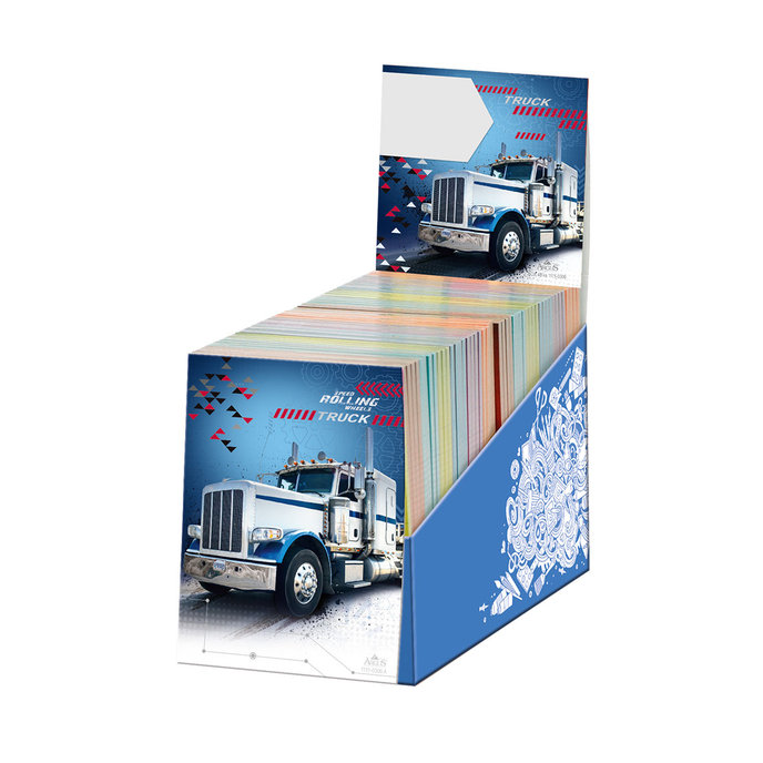 1111-0306 Shredding notepad 9x12cm Truck