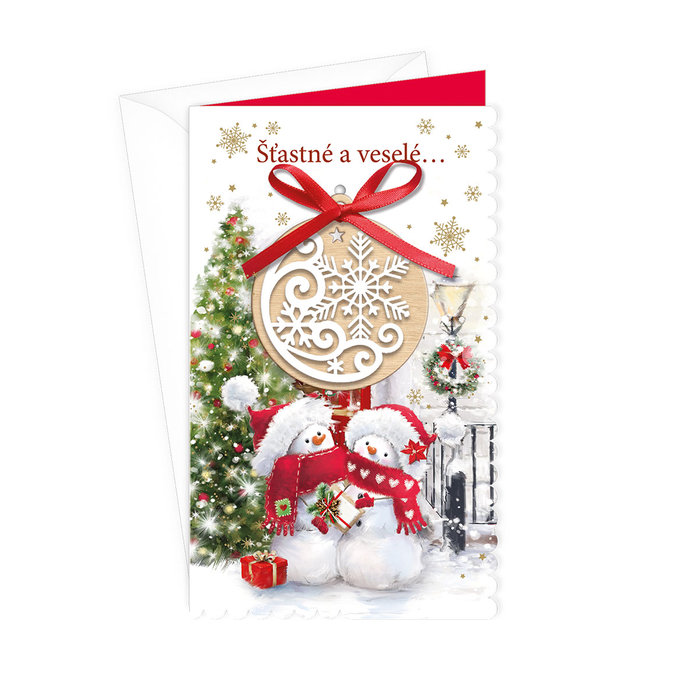 11-6508 Christmas greeting card SK