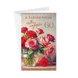 15-6609 Blahoprajná karta gratulačná klopa na peniaze SK/60