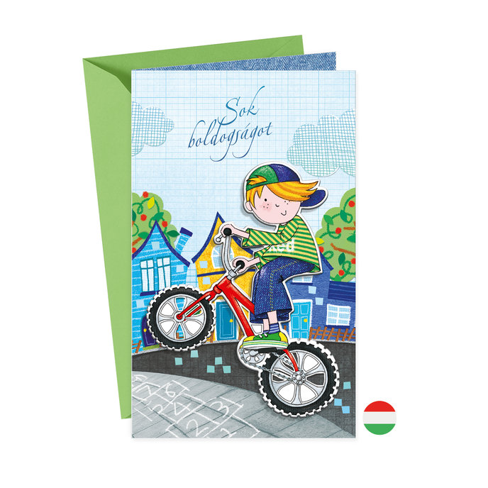 17-6018 Greeting card for children HU