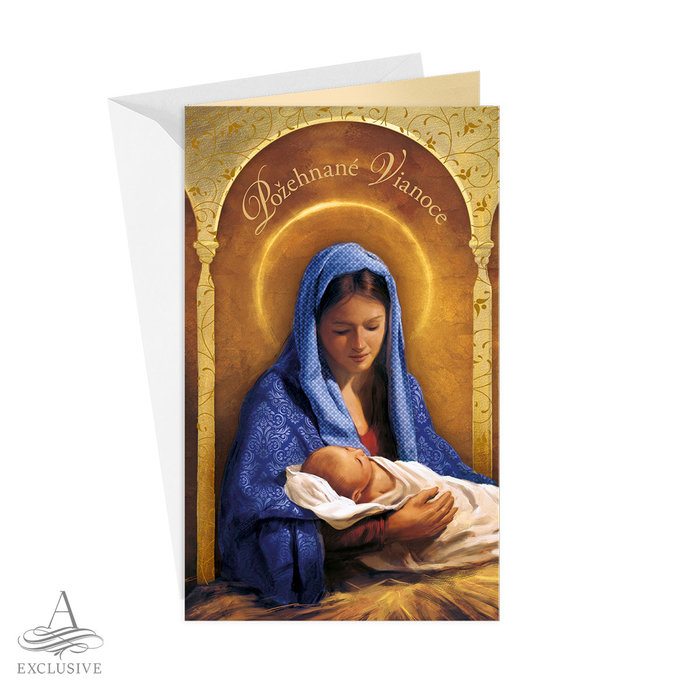 11-6543 Christmas greeting card SK