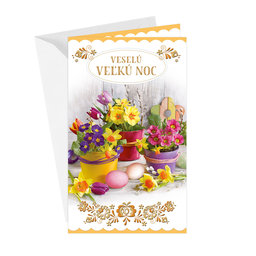 12-6025 Easter greeting card SK