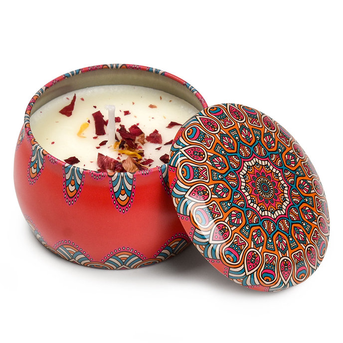 2358-0008 Mandala scented candle