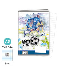 1592-0413 Exercise book A5, TYPE 544 GOAL TIME