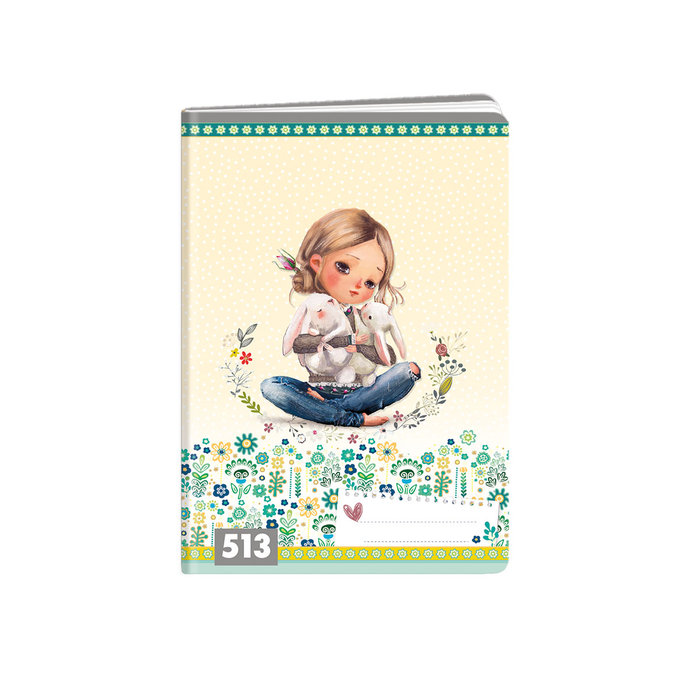 1594-0311 Zošit A5, 10 listov, TYP 513 Yoga girl