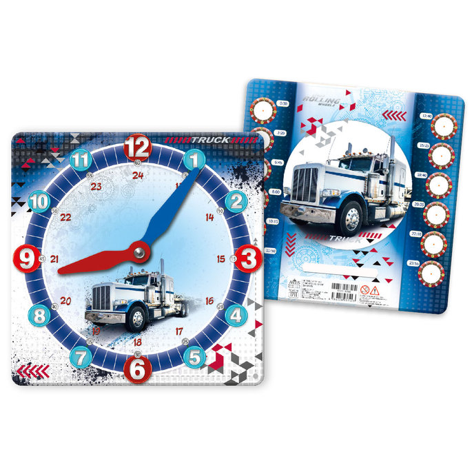 1711-0306 Paper clock Truck