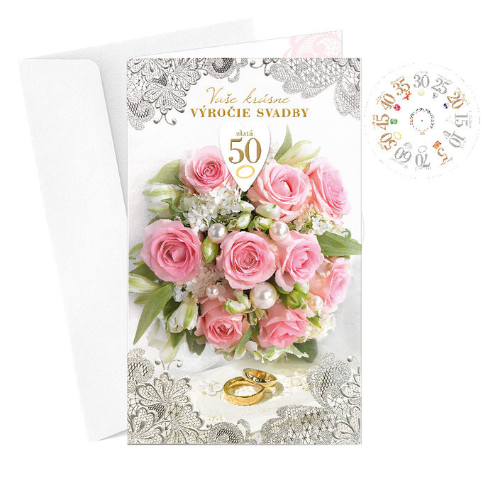 13-6098 Wedding greeting card SK