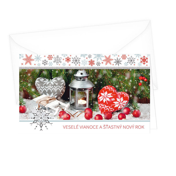 11-6352 Christmas greeting card SK