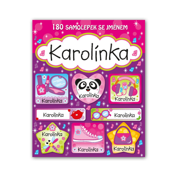 1114-0108 Tear-off block with stickers - 15 sheets, Karolínka