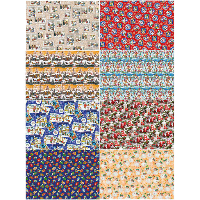 0930-0004 Baliaci papier vianočný 5 m, box 64rol.