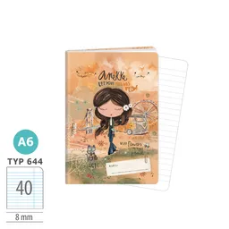 1599-0411 Exercise book A6, TYPE 644 lic. Anekke