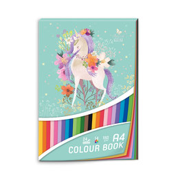 1703-0386 Colour book A4 Magical WORLD