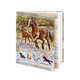 1431-0414 Pamätník 12,5x14,5cm Wild horses