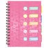 1552-0006 Spiral notepad A4 with dividers