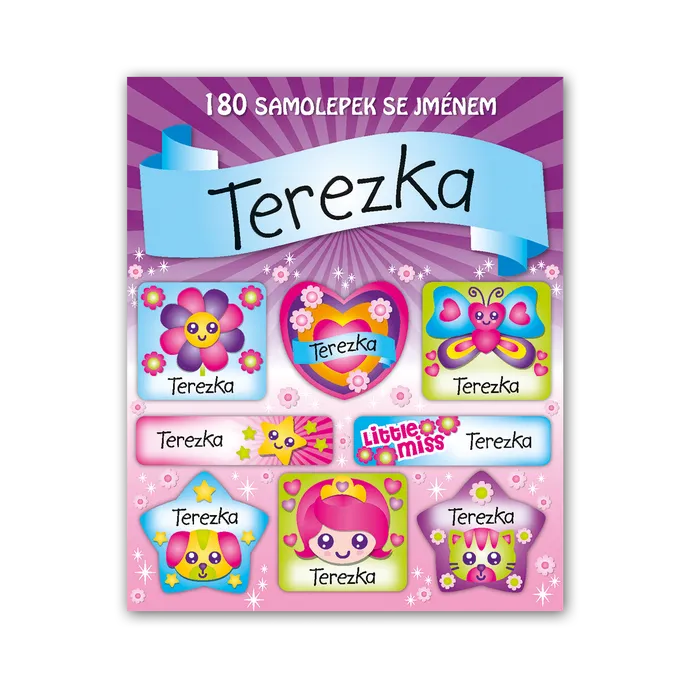 1114-0103 Tear-off block with stickers - 15 sheets, Terezka
