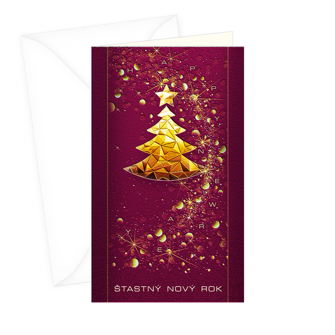 11-6308 Christmas greeting card SK