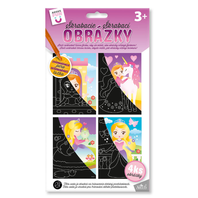 1936-0004 Kreatívna sada - Škrabacie obrázky