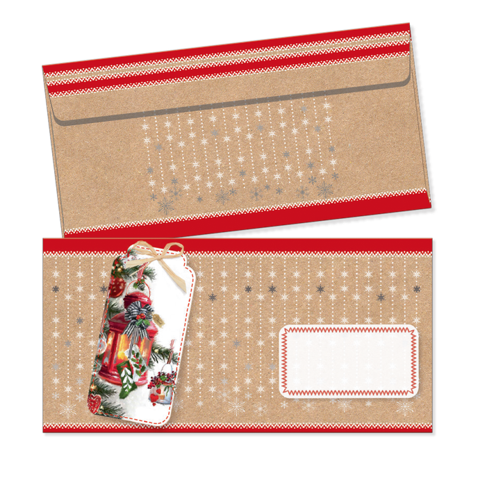 1075-1011 Christmas envelope