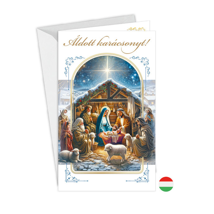 11-6527 Christmas greeting card HU