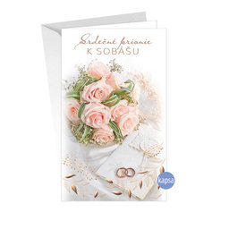 13-6133 Wedding greeting card SK