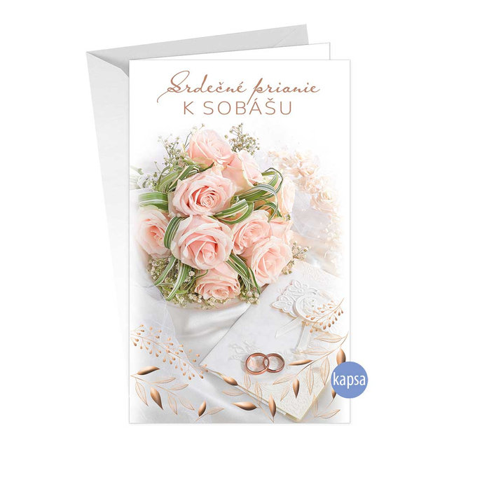 13-6133 Wedding greeting card SK