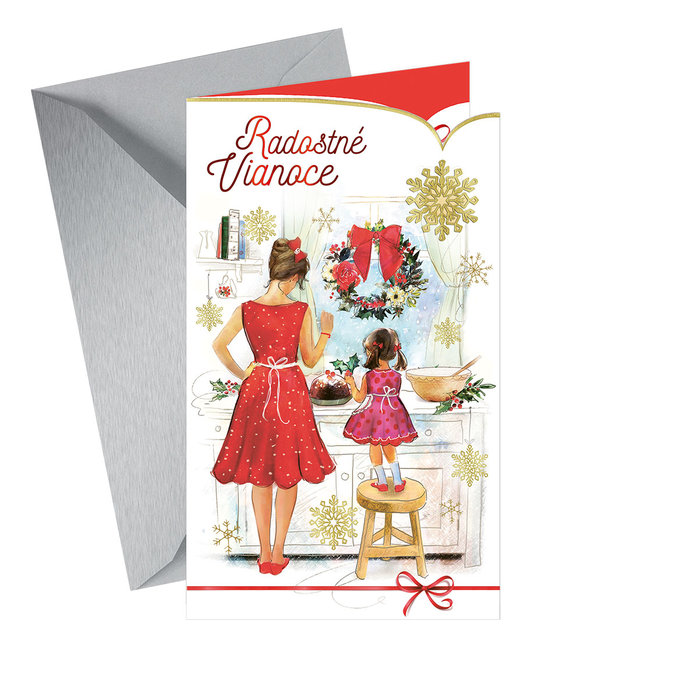 11-6361 Christmas greeting card SK