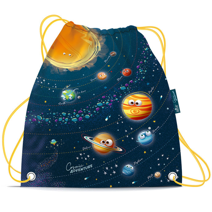 1830-0428 Vrecko na prezuvky / šport. potreby Cosmic adventure