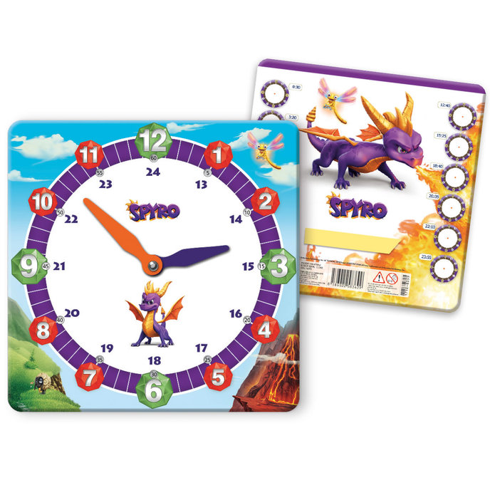 1710-0359 Paper clock lic. Spyro