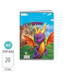 1596-0359 Exercise book A5, TYPE 523 lic. Spyro