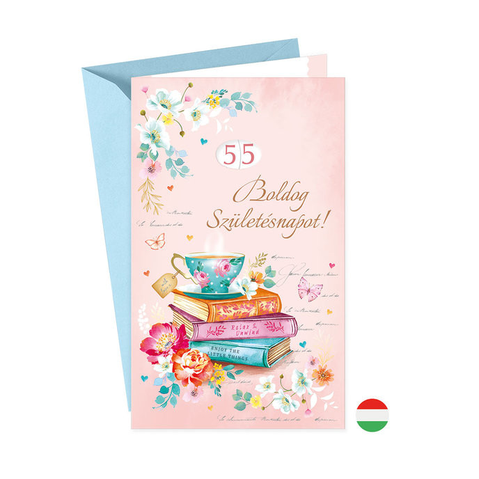 15-6600 Blahoprajná karta gratulačná otočník HU