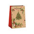 0824-0073 Darčeková taška vianočná NATUR
