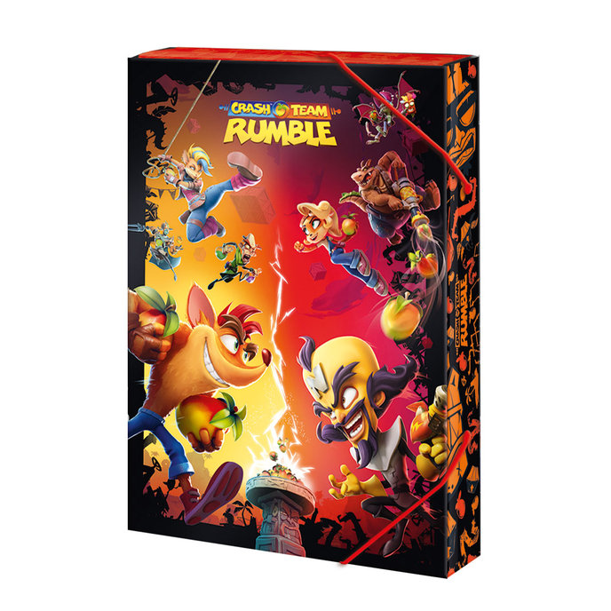1230-0391 Box na zošity A4 lic. Crash Team Rumble