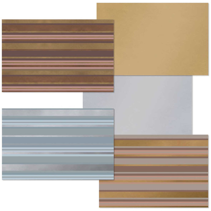 0961-0003 Metallic wrapping paper 2x0,7m, box 60 rolls