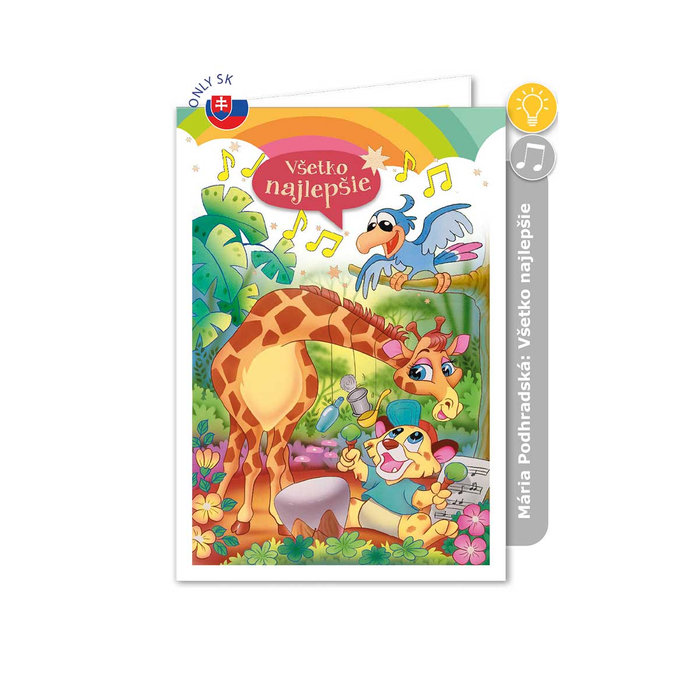 77-8001 Greeting card for children with music SK