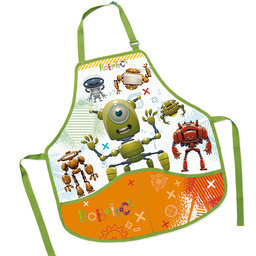 1838-0327 Children´s pinny Robotics