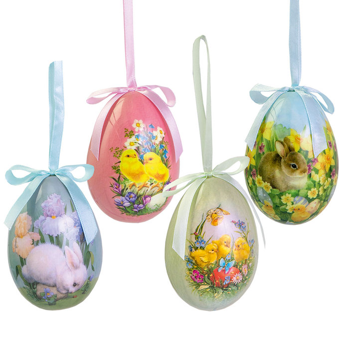 2345-0001 Easter decoration - Easter eggs, h. 100mm, pkg. 4ks