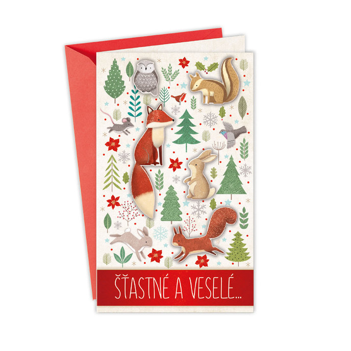 11-6443 Christmas greeting card SK