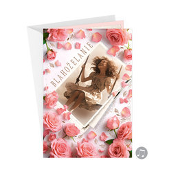 75-8028 Blahoprajná karta gratulačná hudobná SK