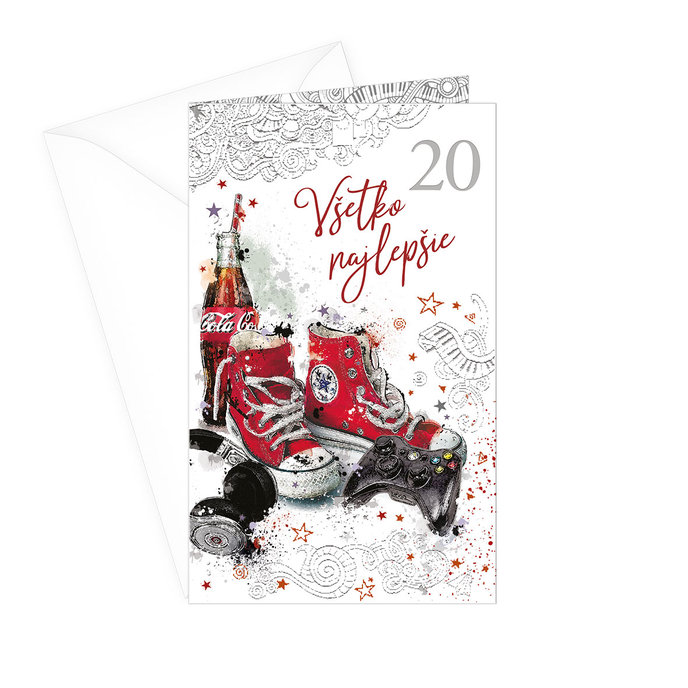 15-6390 Greeting card glued component SK/20