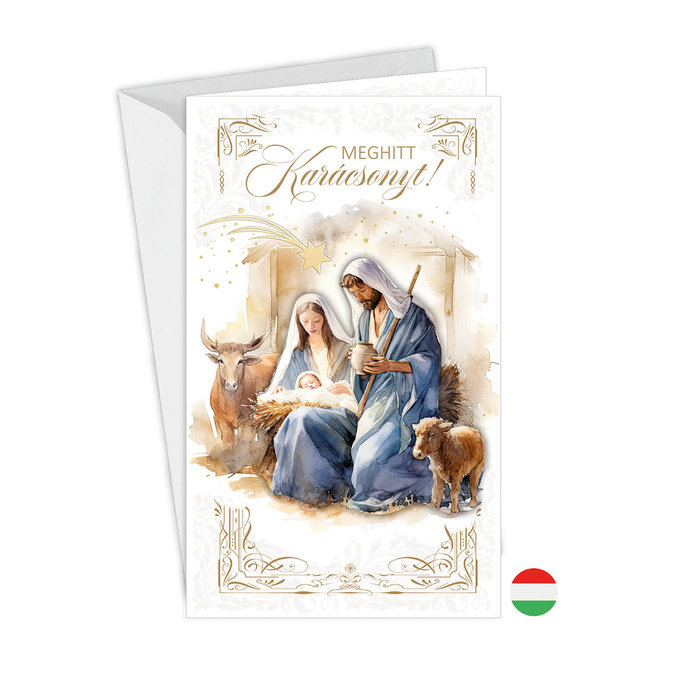 11-6528 Christmas greeting card HU