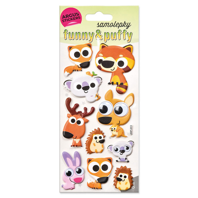 2604-0003 Decorative Stickers Funny & Puffy