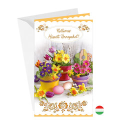 12-6025 Easter greeting card HU