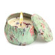 2358-0028 Floral candle - MINT