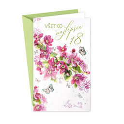 15-6384 nGreeting card glued component SK/18