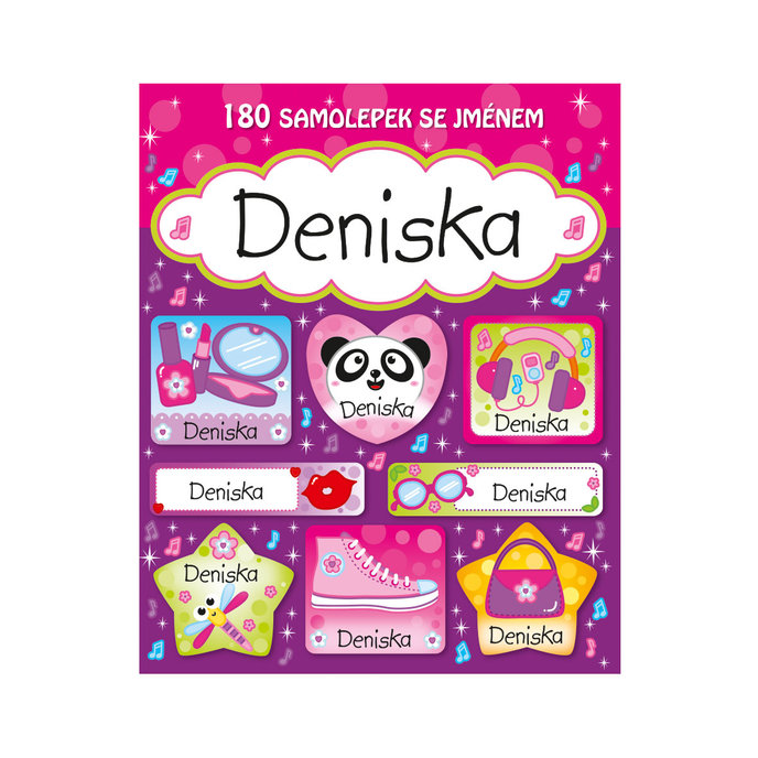 1114-0141 Trhací blok so samolepkami - 15 listov, Deniska