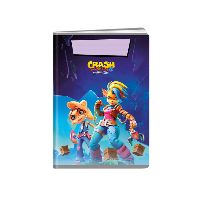 1596-0326 Zošit A5, 20 listov, TYP 523 lic. Coco Bandicoot